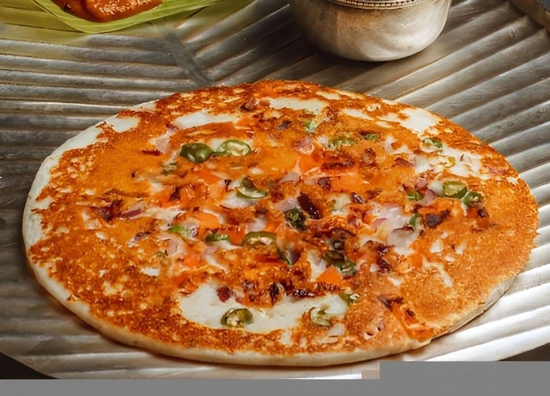 Onion Chilli Uthappam