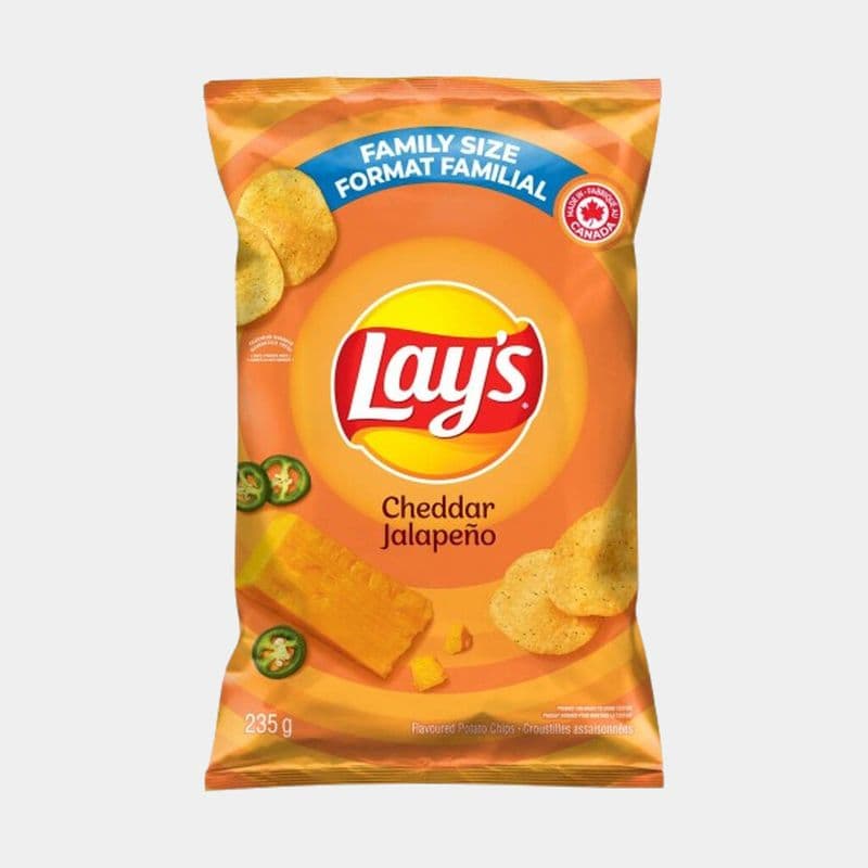 Lay's Family Size Cheddar Jalapeño Potato Chips