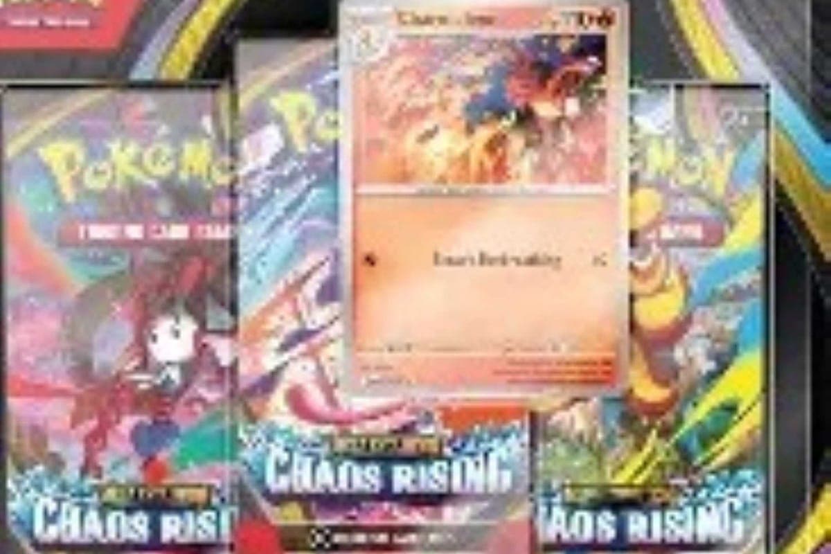 Pokemon 3 pack booster blister Chaos Rising Anglais