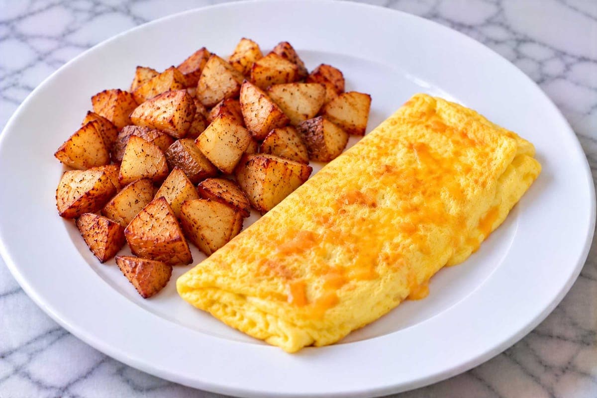 Cheese Omelette 4 eggs