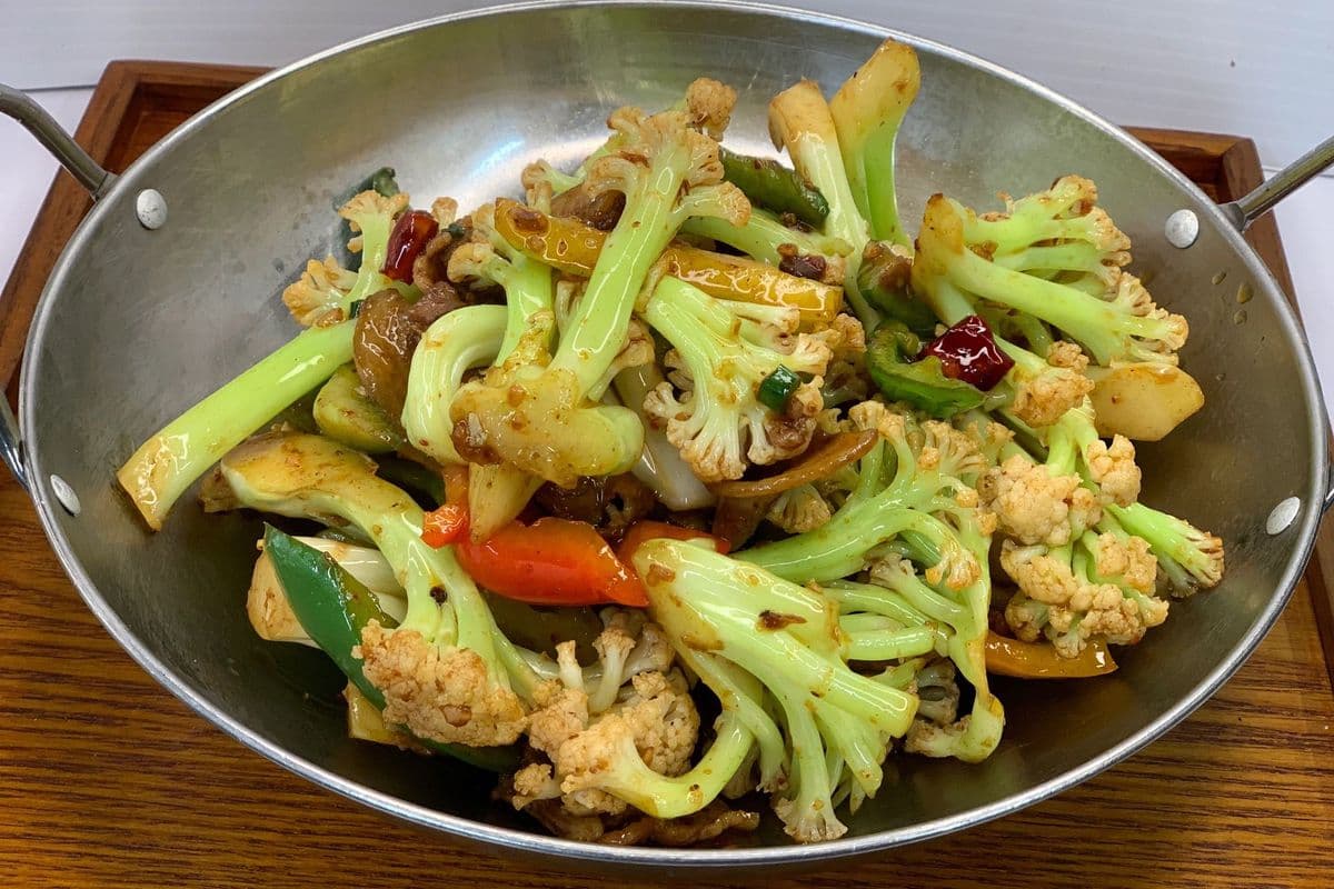 63. Fried Cauliflower (Pork Belly)