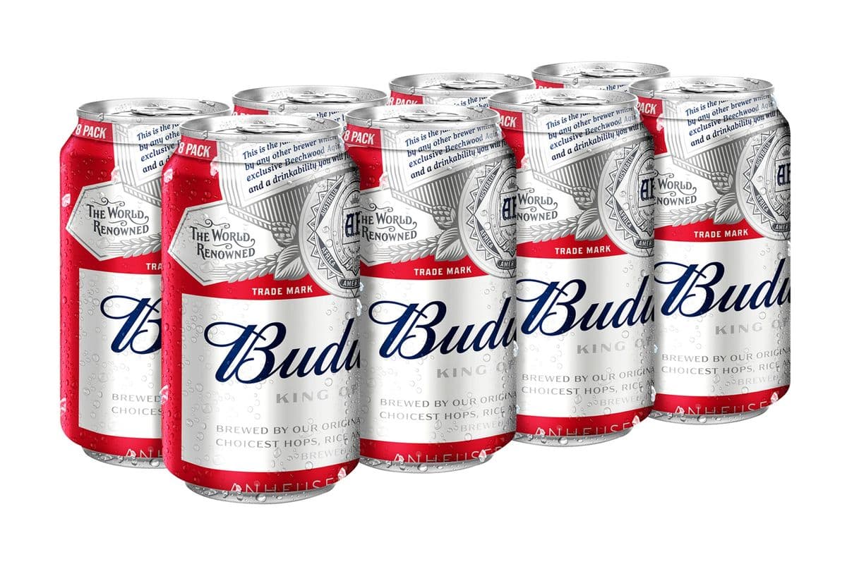 Budweiser Beer (8 x 355 ml)