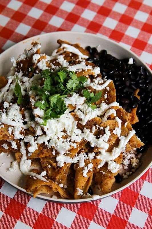 CHILAQUILES RED