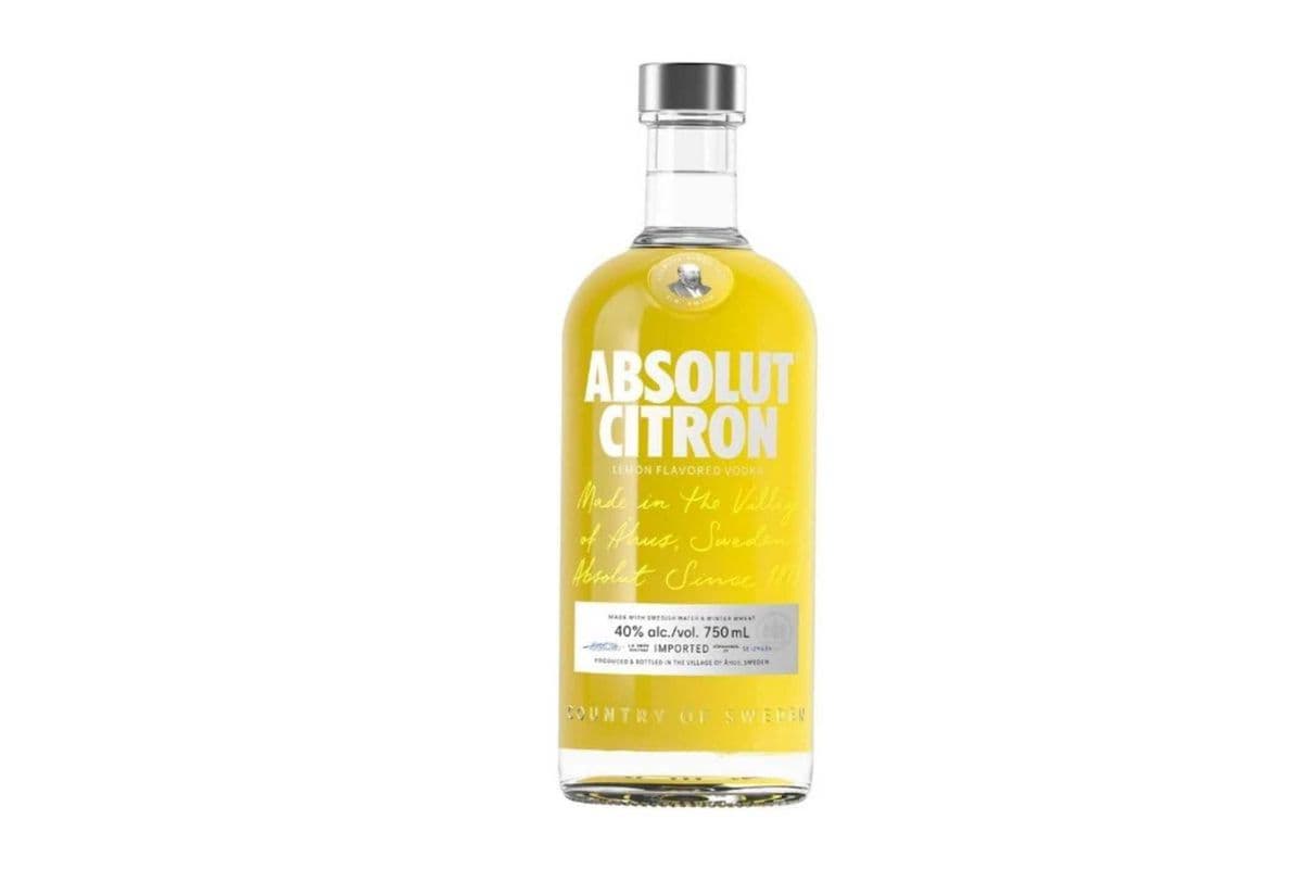 Absolut Citron Lemon Flavored Vodka (1 x 750ml)