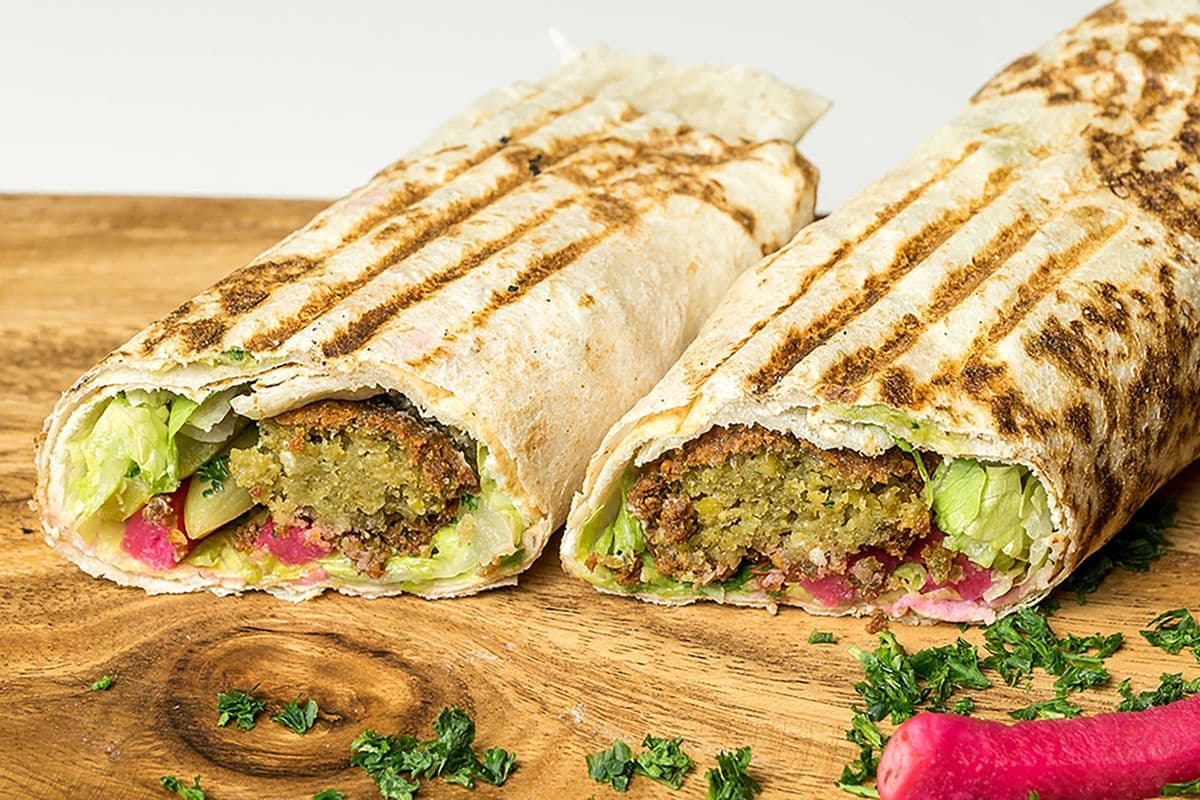 Falafel Pita Wrap