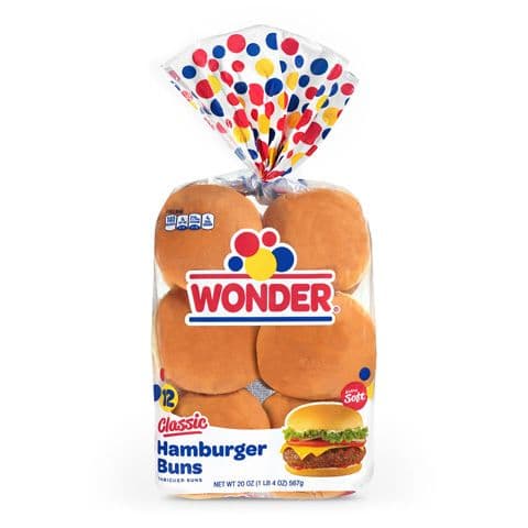 Wonder Hamburger Rolls 12pk