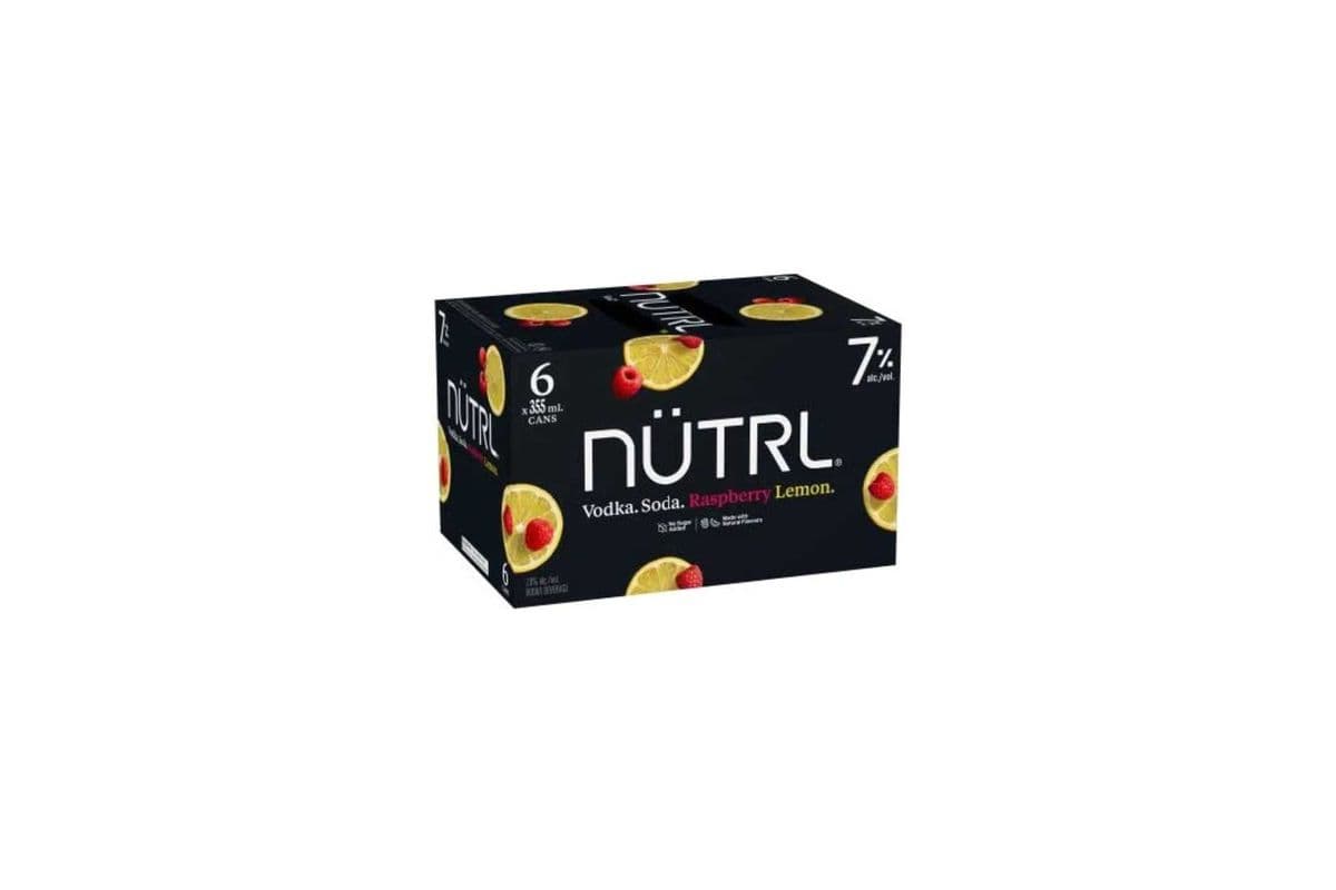Nutrl 7 Raspberry Lemon (6 Cans) (6 x 355ml)