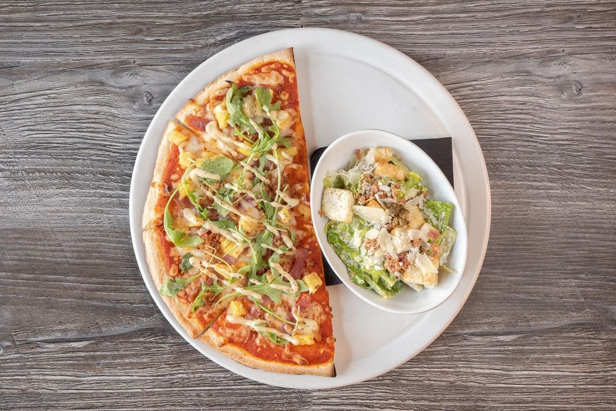 ½ Pizza and Salad Combo