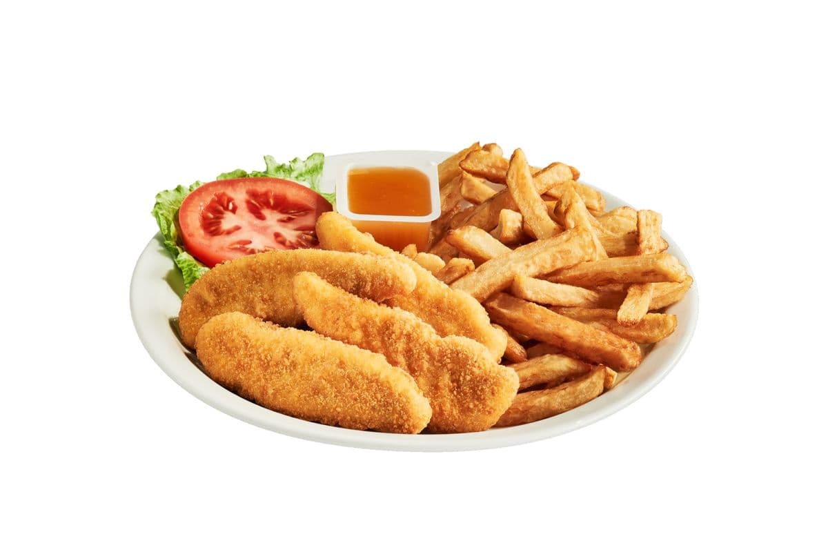 Lanières de poulet avec frites / Chicken Strips with Fries