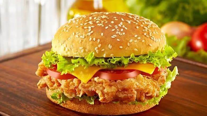 Creamy Fusion Chicken Burger