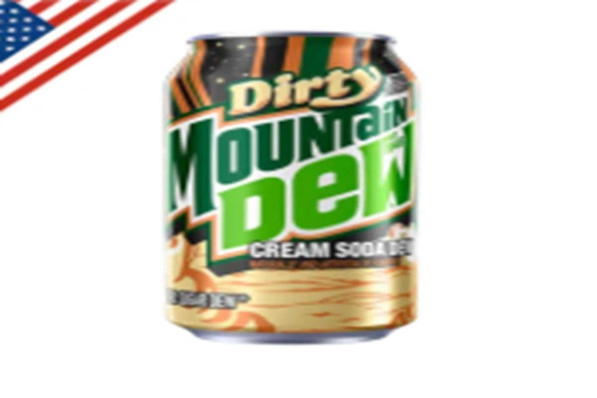 Dirty mtn dew cream soda (355ml) (160 Cal)