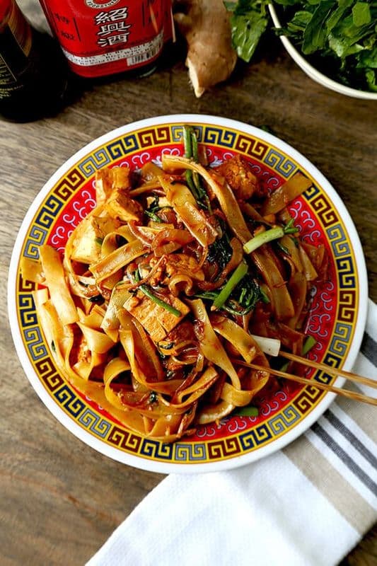 Halal Chicken Steak with Pan Fried Thick Rice Noodle (H5)