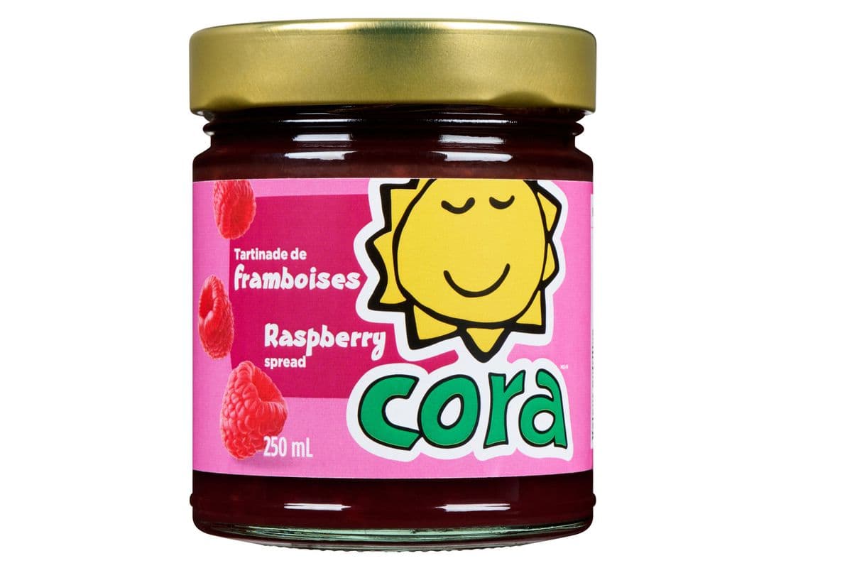 Tartinade aux framboises Cora (250ml)