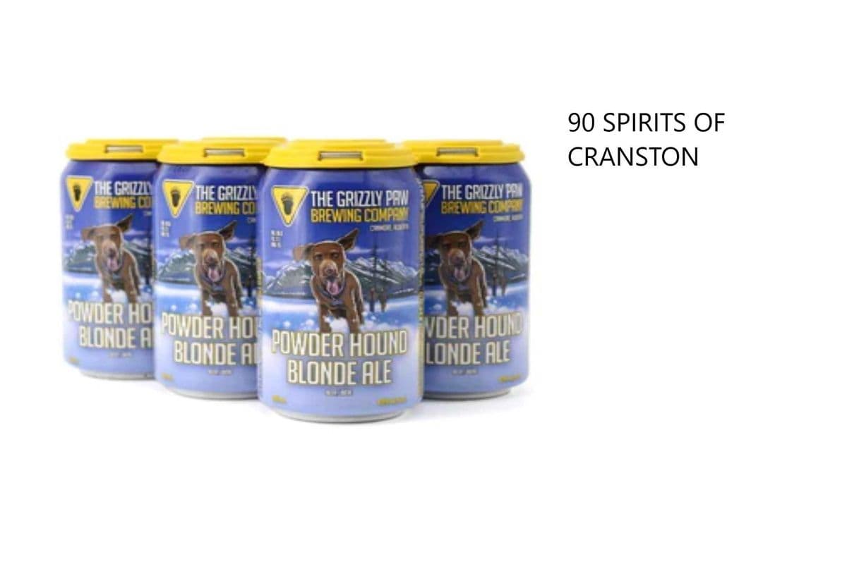 GRIZZLY PAW POWDER HOUND BLONDE ALE 6 CANS (1 x 6x355ML)