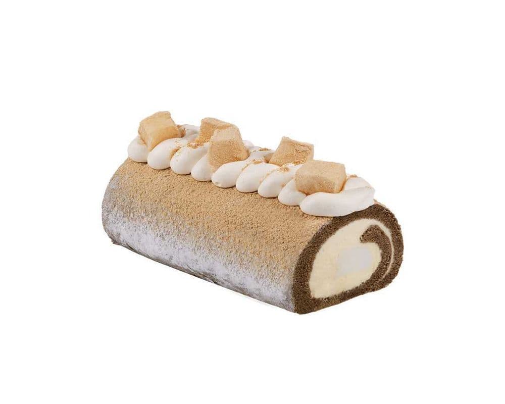 Kinako Hojicha Mochi Swiss Roll (7")