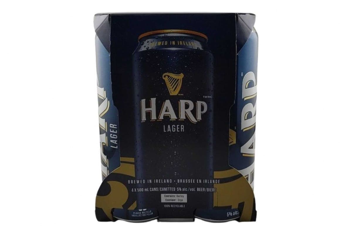 Harp Lager (4 Cans) (4 x 500 ml Can)