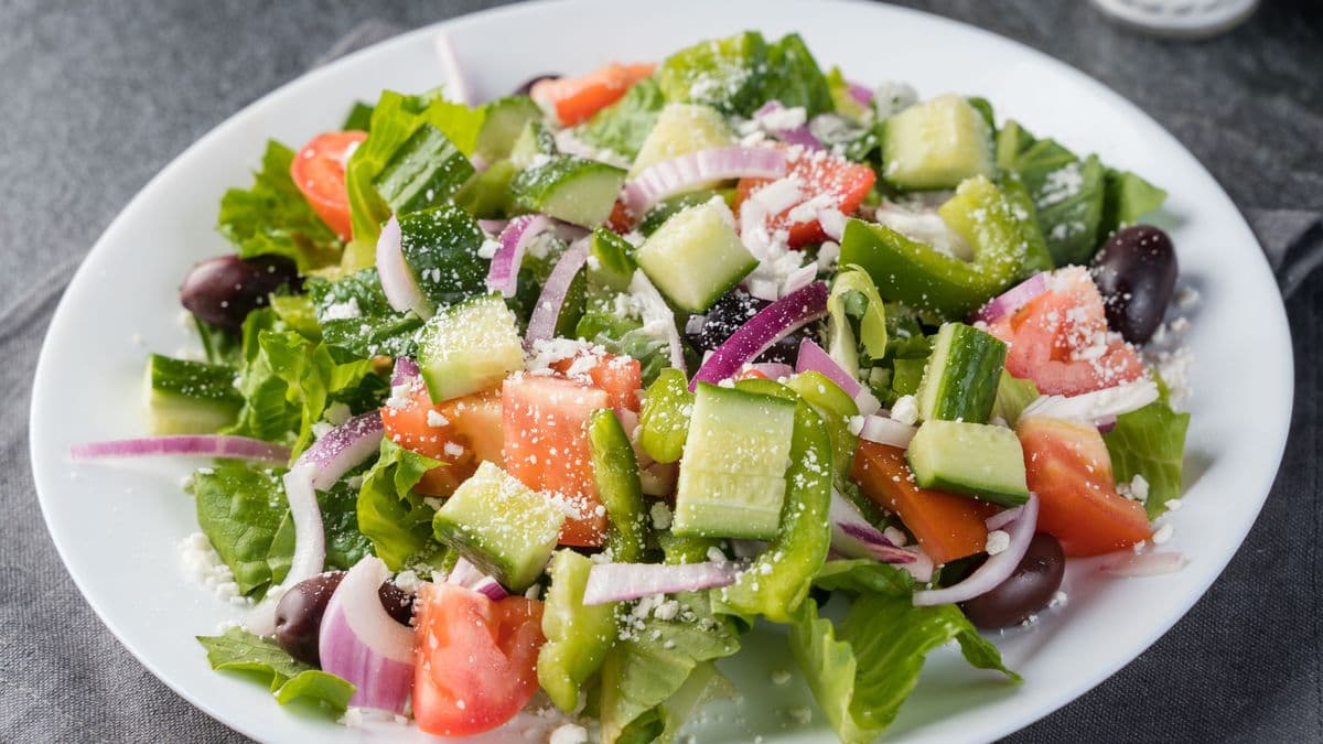 Platter of Greek Salad
