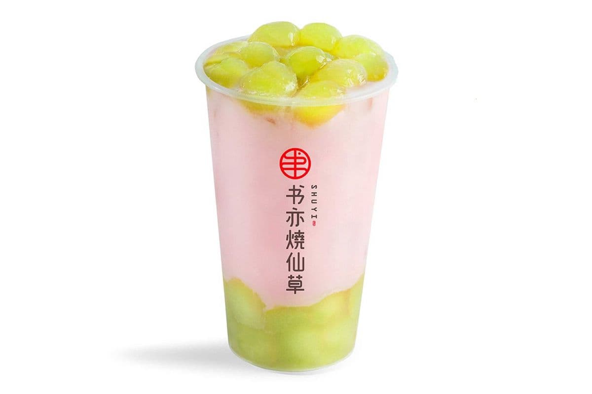 Grape Jasmine Milk Tea 小丑鸭葡萄奶绿