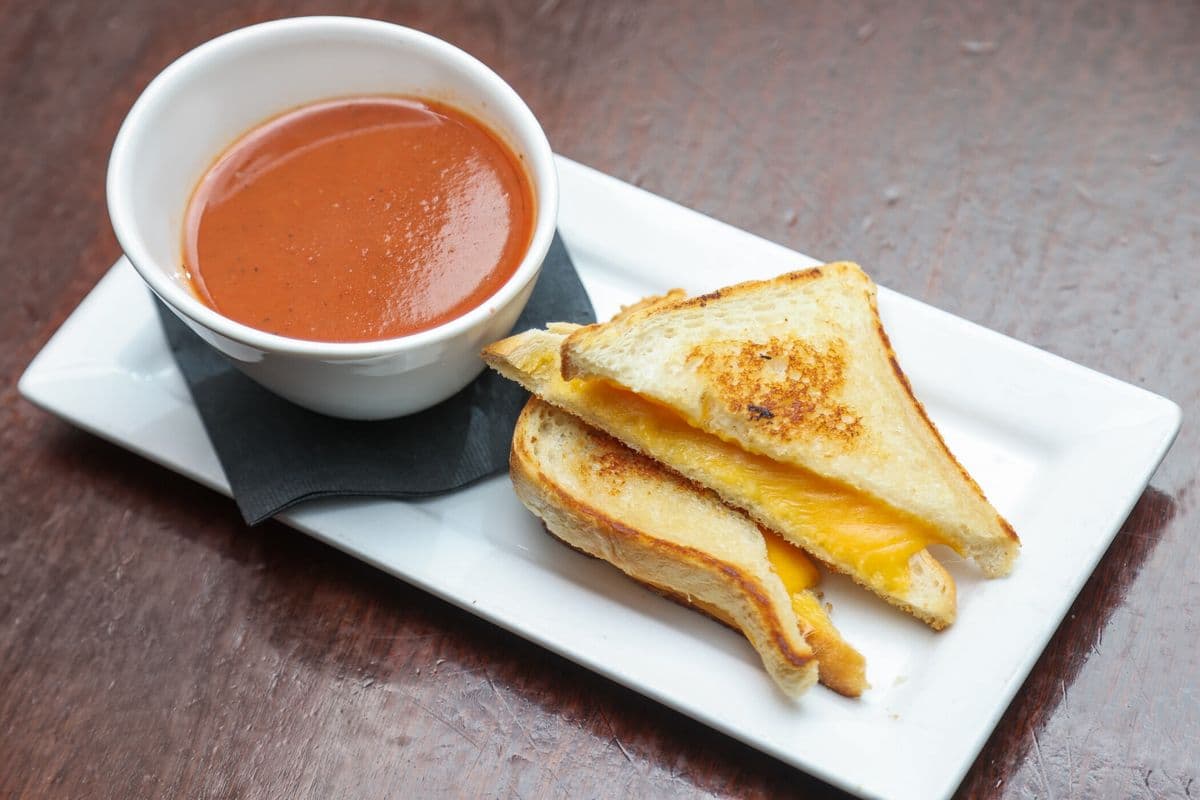Grilled Cheese and Tomato Bisque