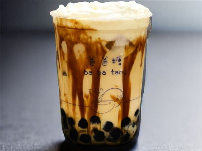 Brown Sugar Dirty Milk Tea 黑糖珍珠脏脏茶