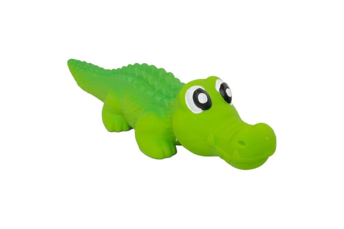 Pampered Pal Latex Alligator Green