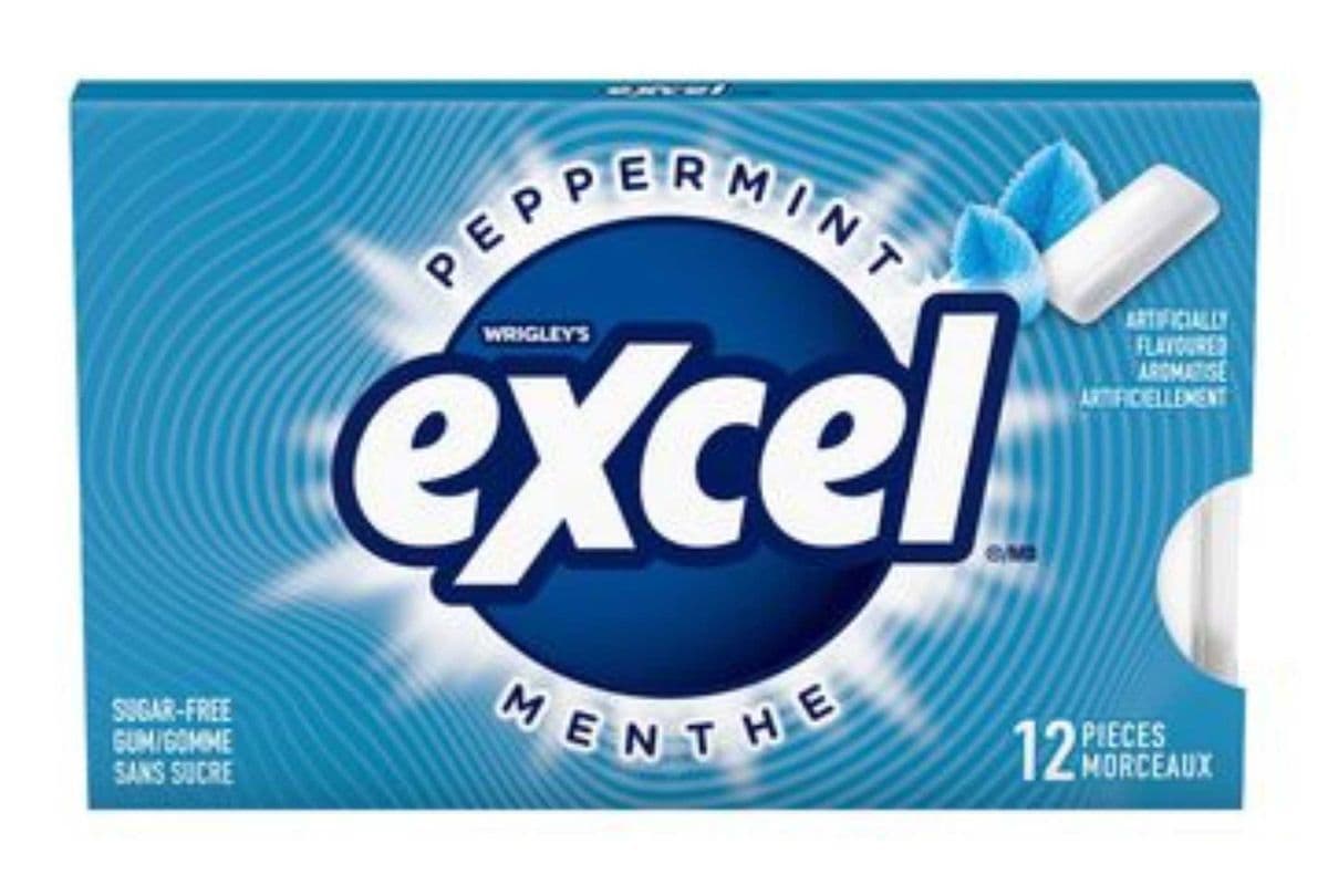 Gommes Excel Menthe poivrée