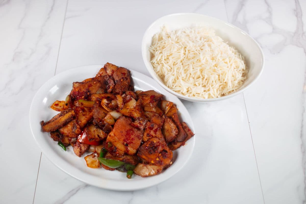 45. Pork Chilli (Dry)