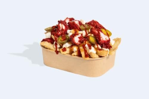 Poutine Tendres Rouge Épicés 🌶️🌶️ / Spicy Red Chicken Tenders Poutine 🌶️🌶️