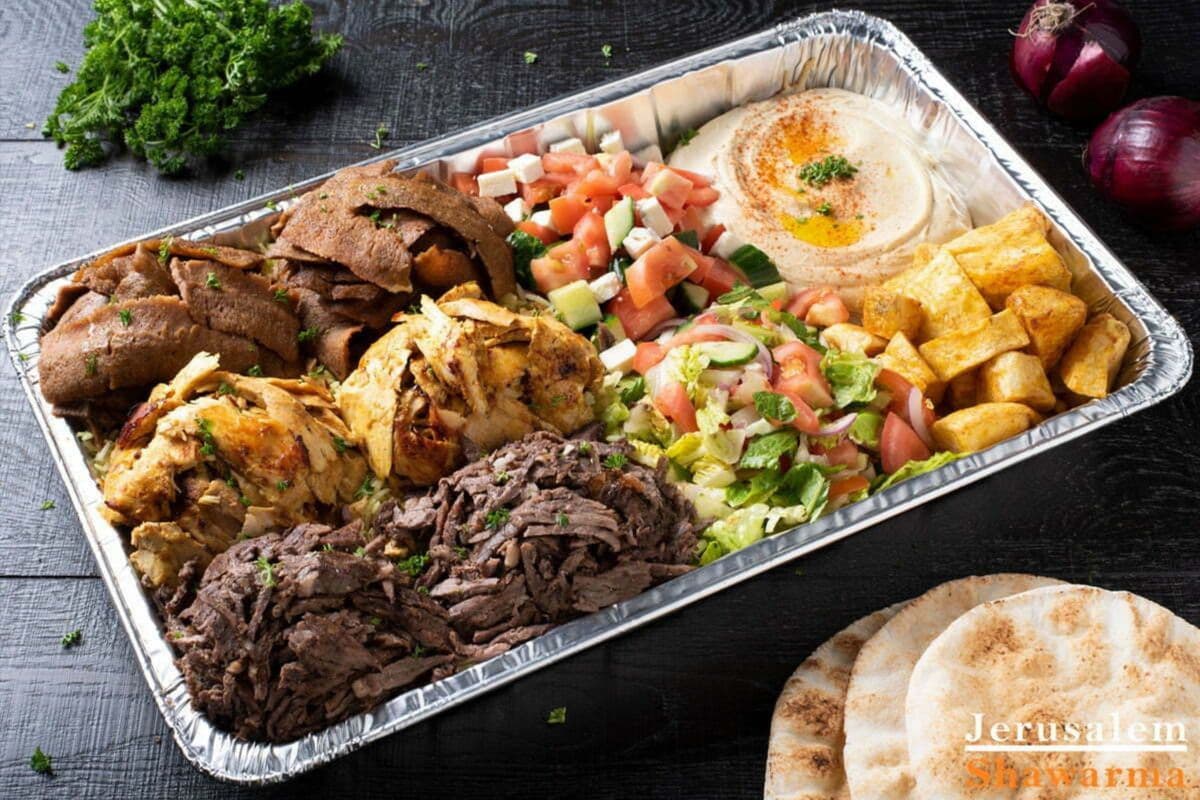 Family Shawarma Plate (Serves 4 People)