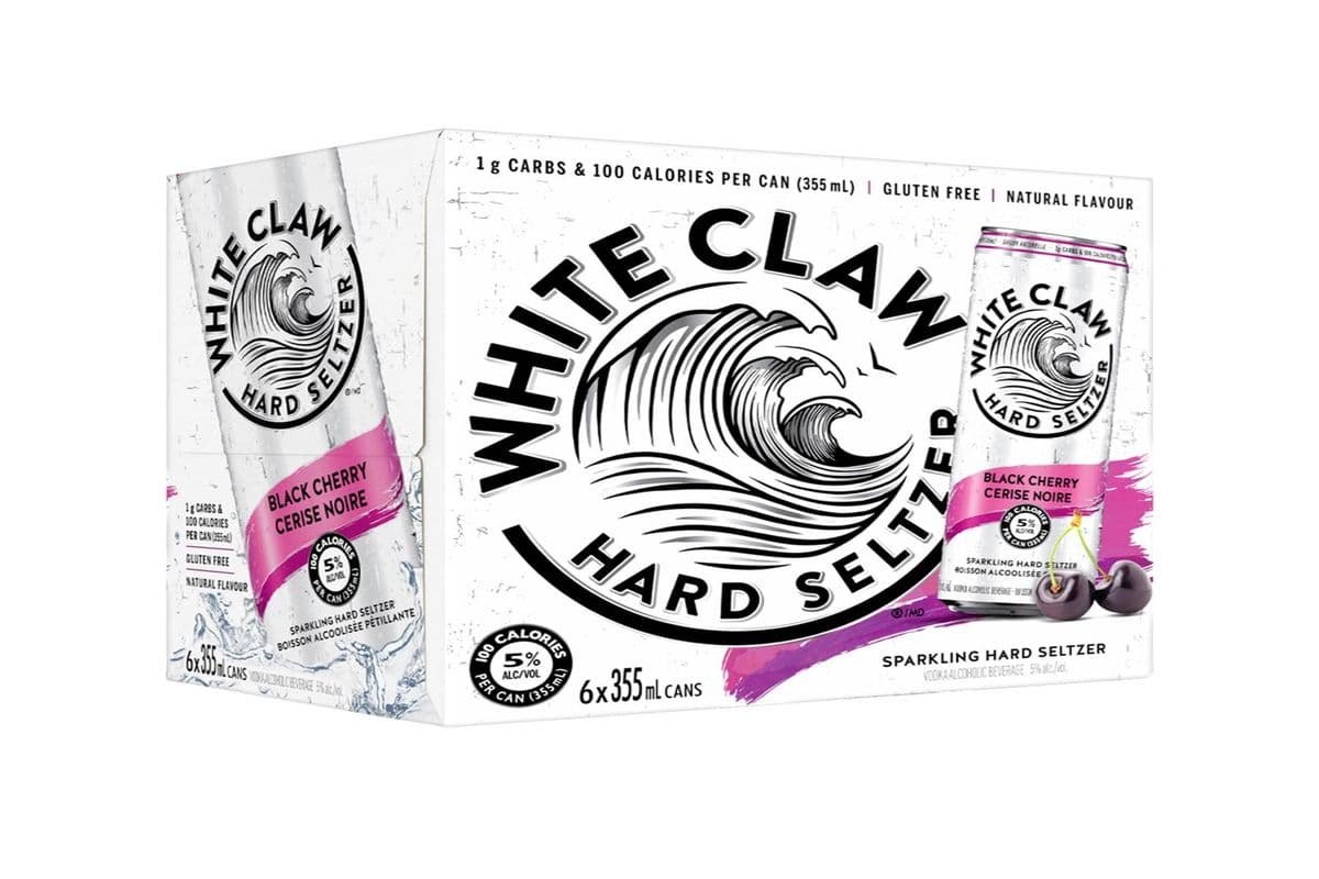 White Claw Black Cherry 6 pack (1 x 330 mL)