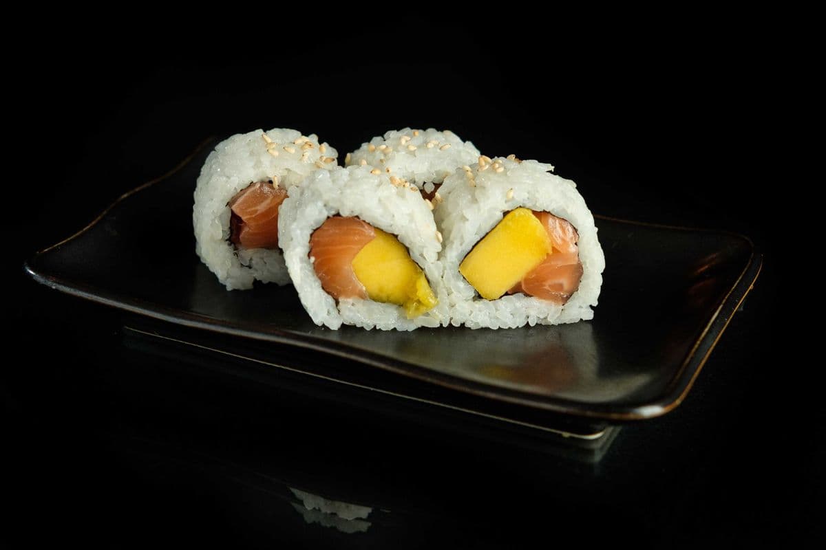 Salmon and Mango Roll