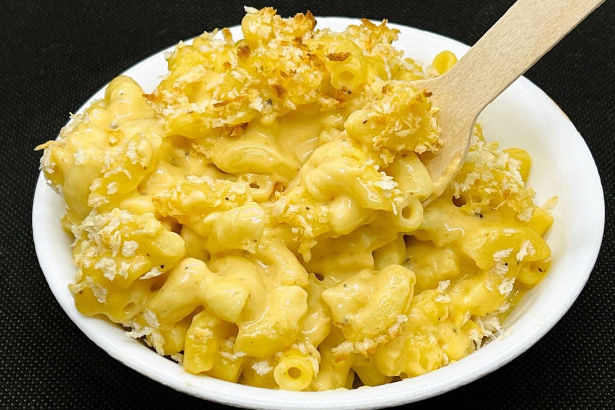 Snack size Baked Macaroni and Cheese