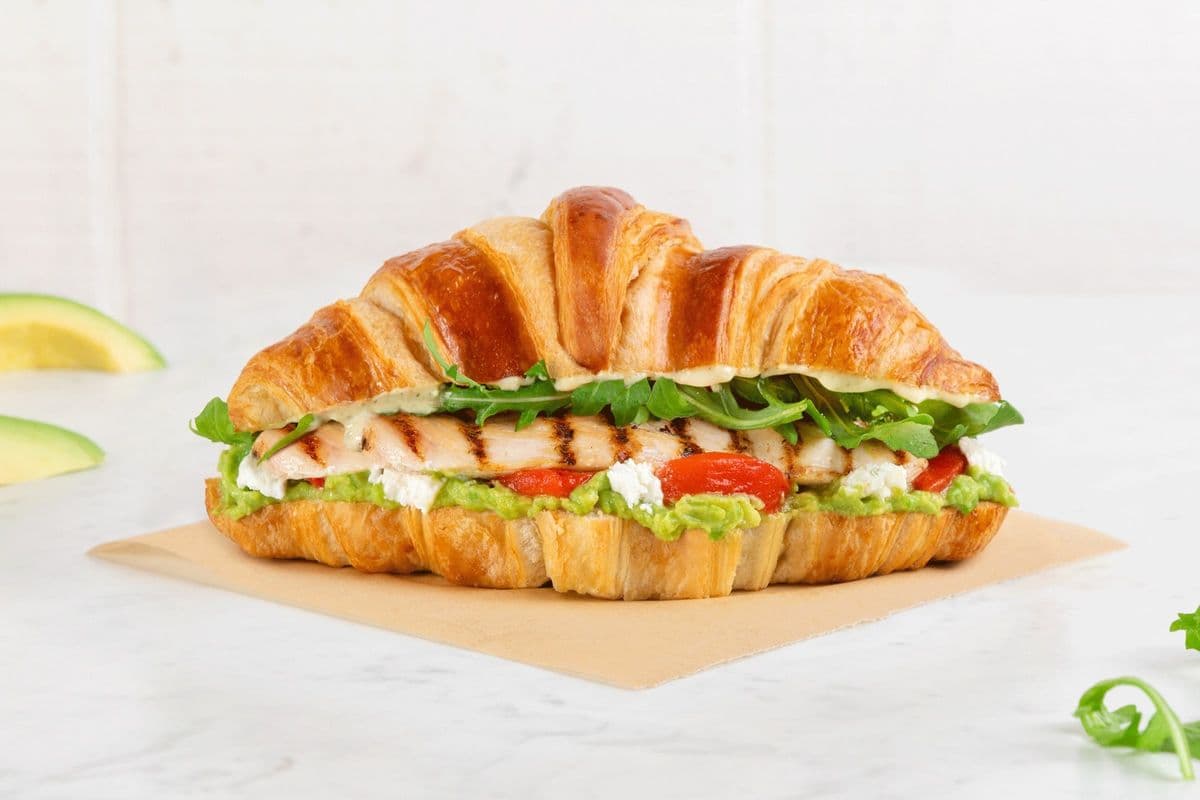 Grilled Chicken and Avocado Croissant