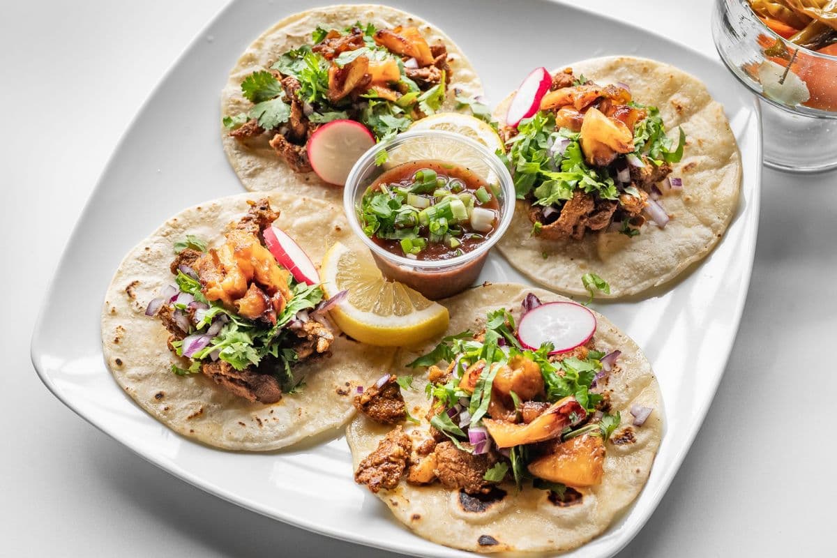 Tacos Al Pastor Platter