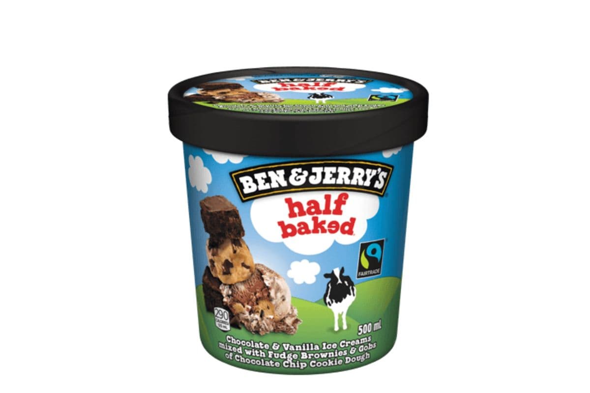 Ben & Jerry's Half Baked Ice Cream (500 ml)