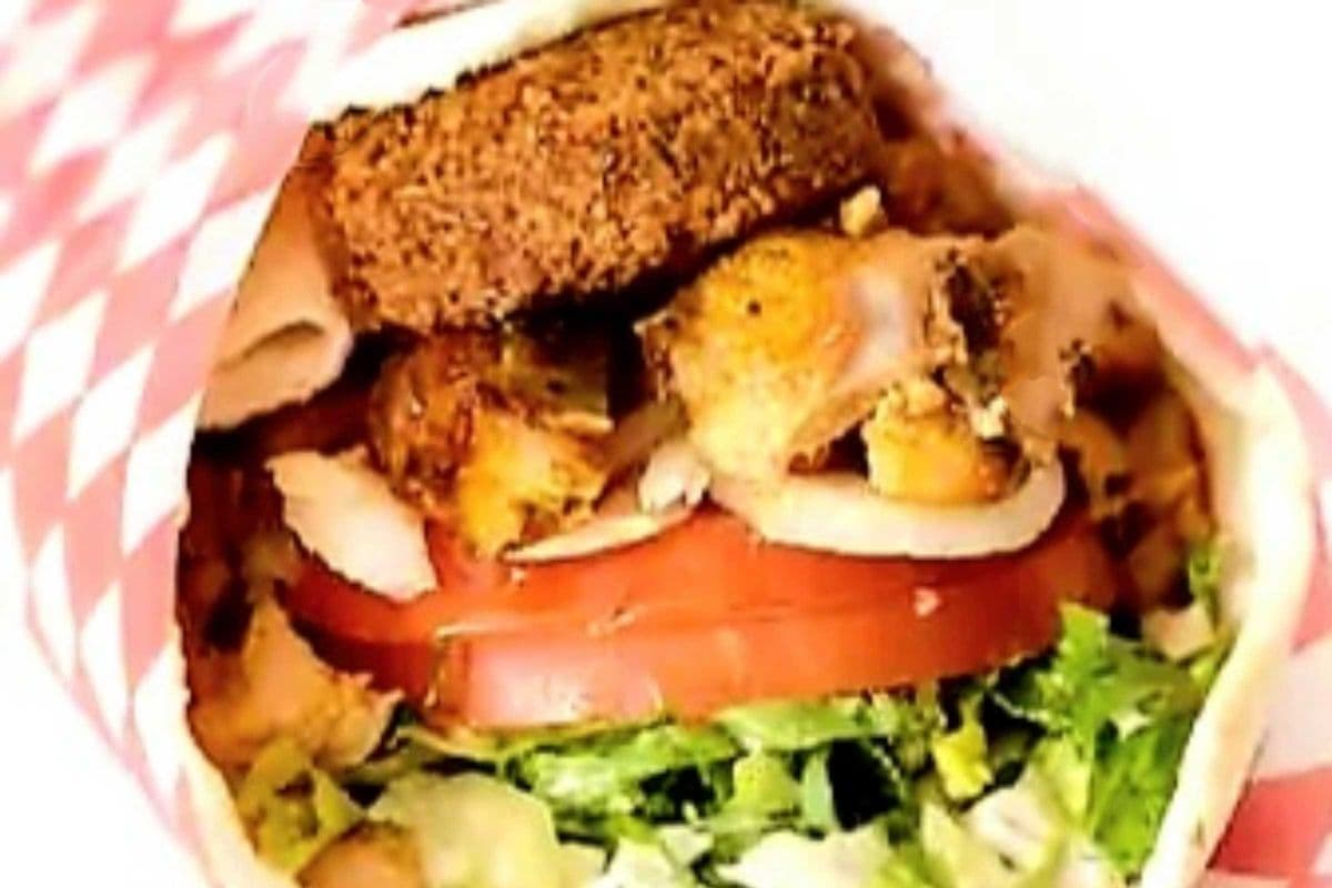 Chicken and Falafel Mix Wrap