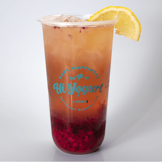 Dragon Fruit Lemon Iced Tea