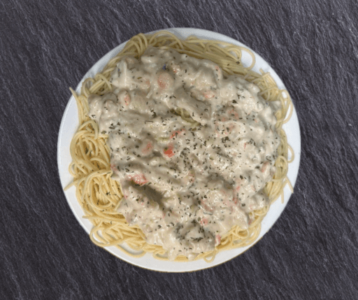 Demi spaghetti aux fruits de mer