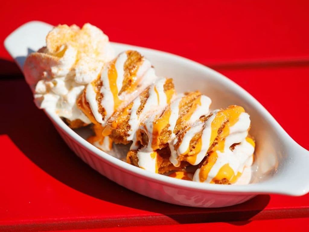 Orange Creamsicle Churro Bites