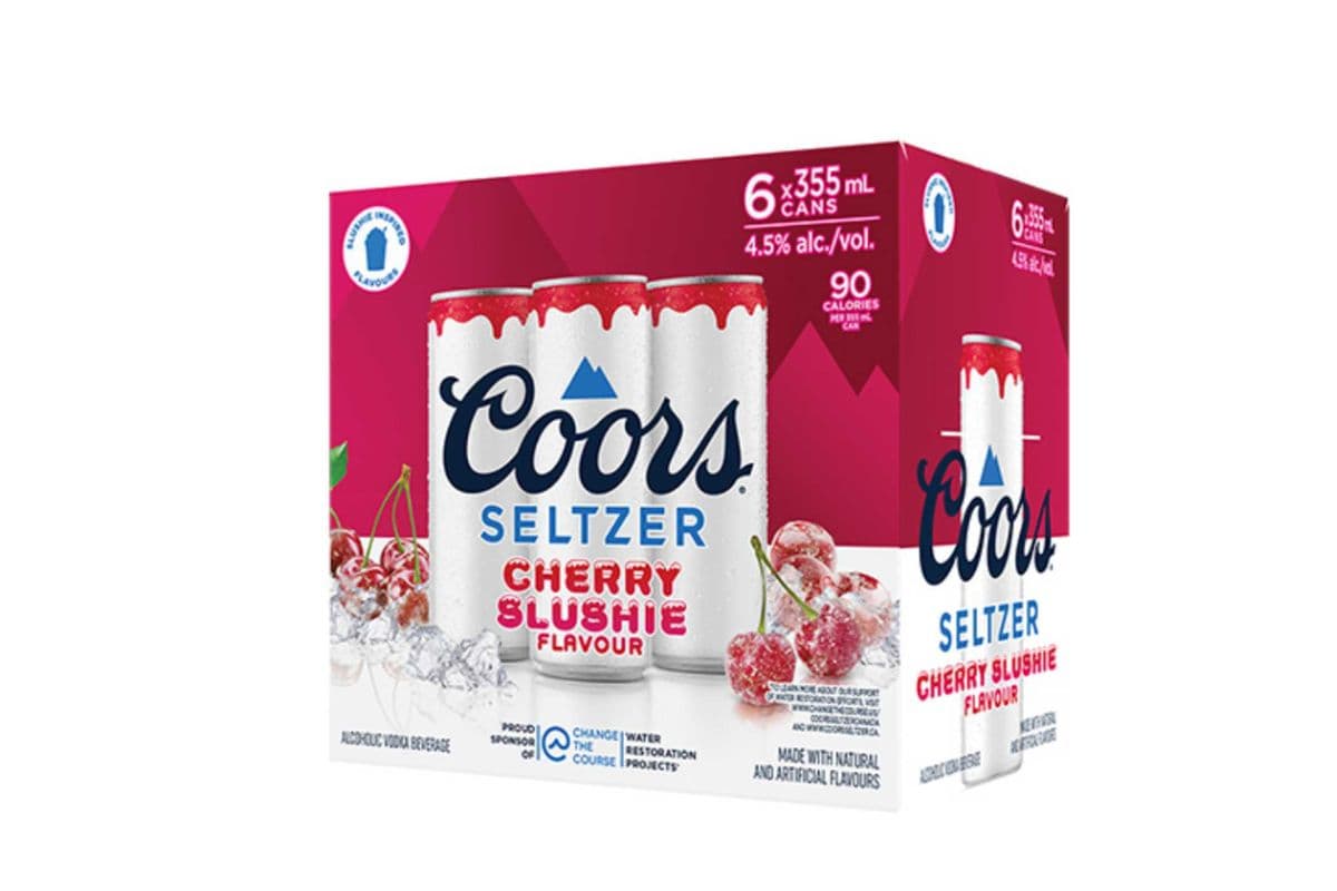 Coors seltzer Cherry Slushie (6 x 355ml)