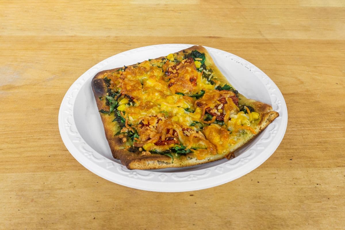 Cheesy Pesto Flatbread