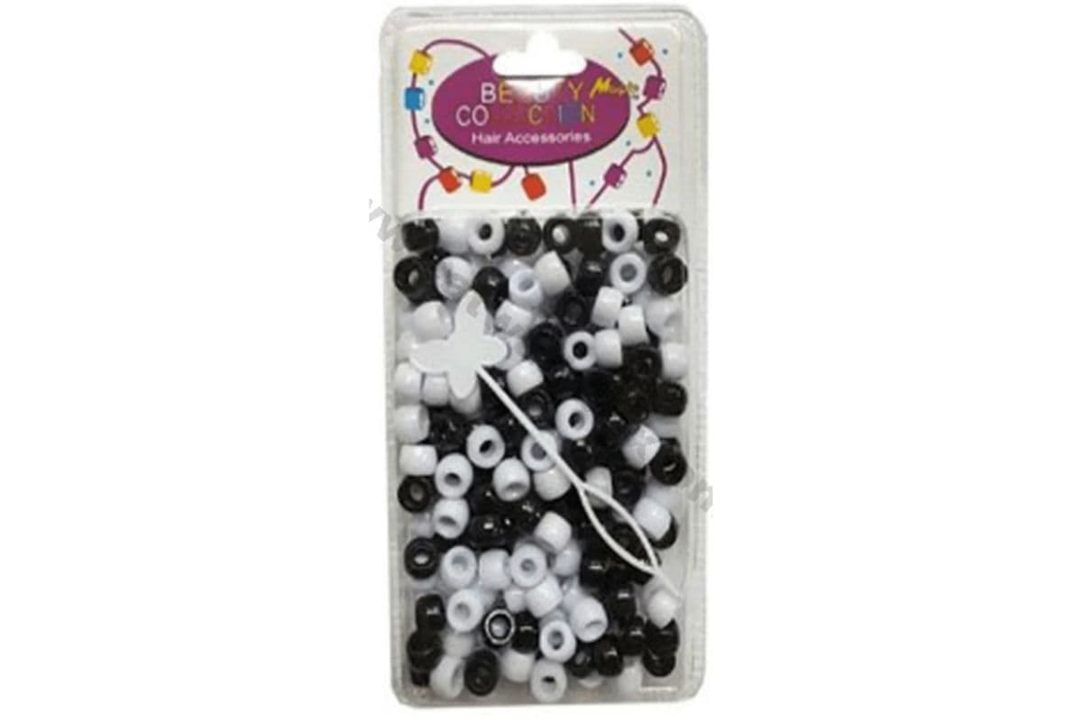 Bc Hair Beads Black & White (50 g)