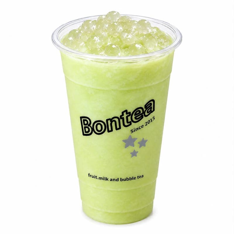 NEW!! I. Honeydew Slush w/Crystal Boba / 寒天哈密瓜雪沙