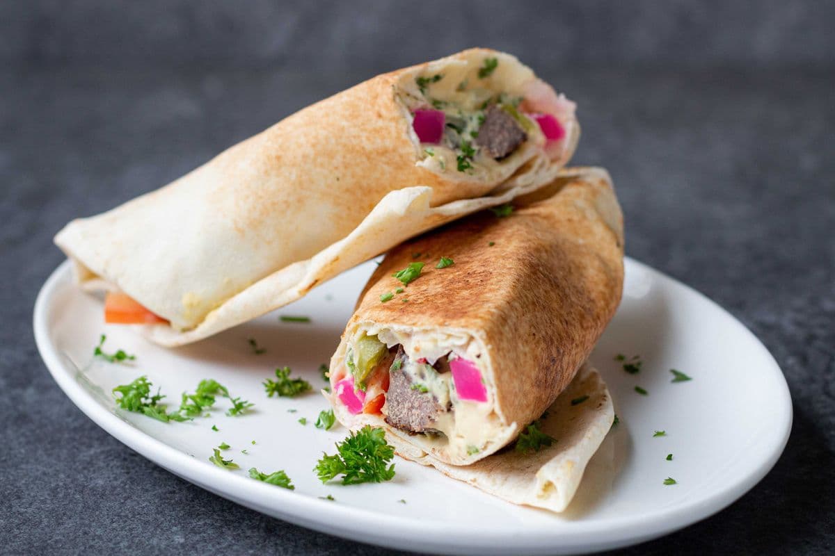 Kafta Kabab Wrap - Saj