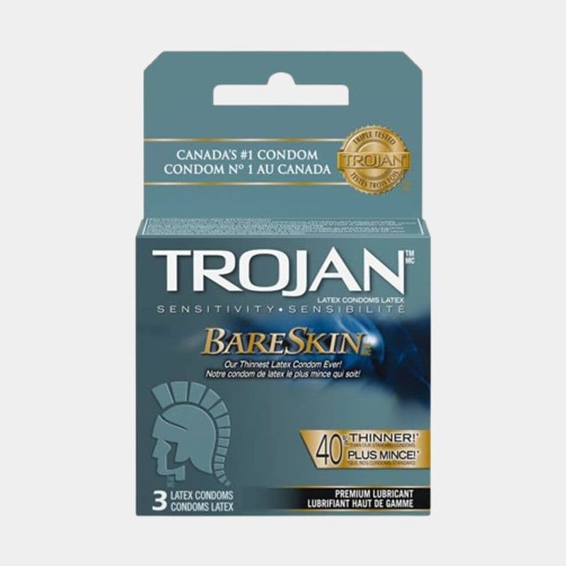 Trojan Bareskin Condoms (3 Units)