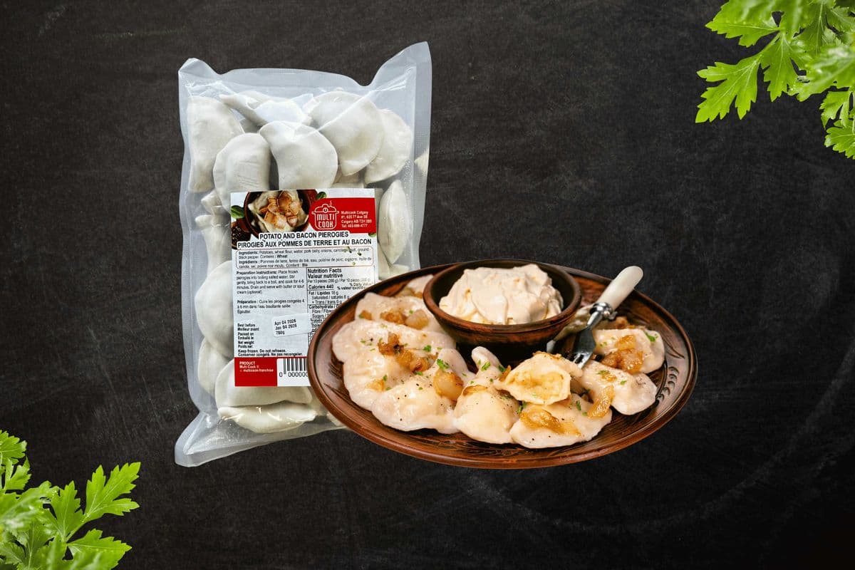 Potato and Bacon Pierogies (Frozen) (700 g)