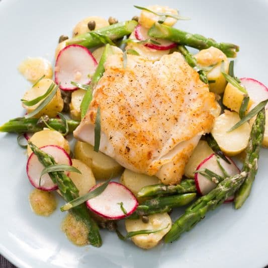 150. Cod Filet with Mixed Vegetables