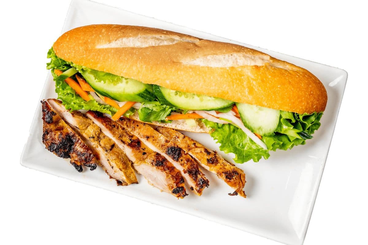 M1. Grilled Chicken Bread with Pop or Water
