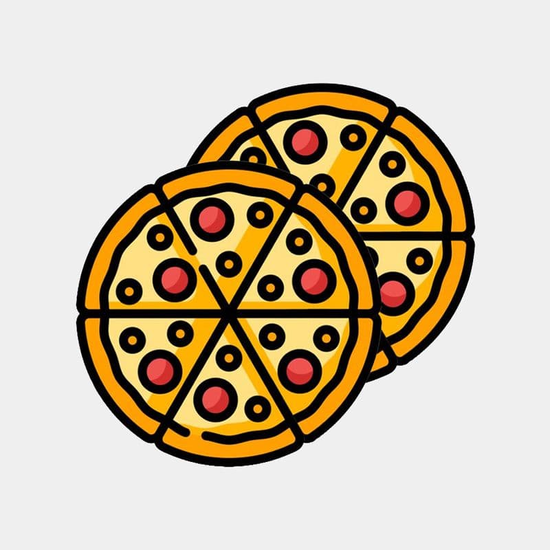 2 PETITES PIZZAS 3 GARNITURES FRITE PEPSI / Combo 2 Small Pizzas with 3 Toppings