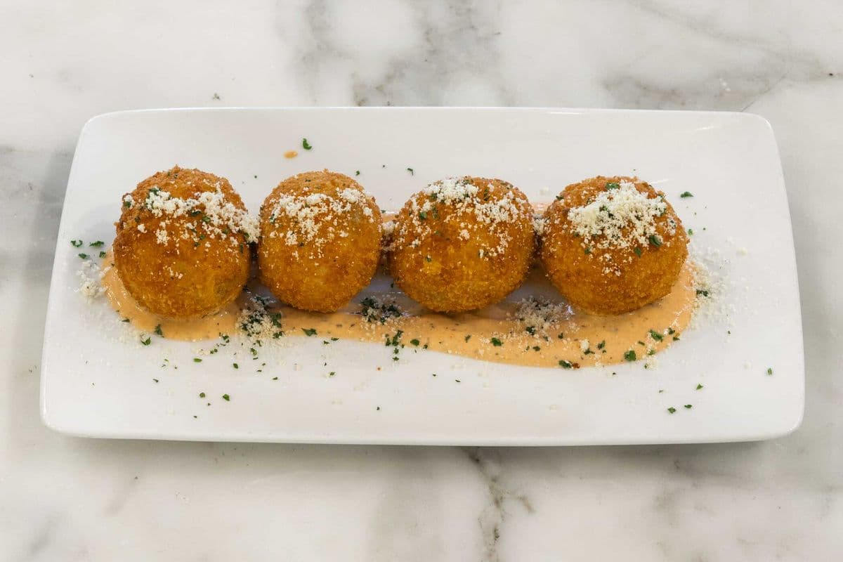 Spring Pea Arancini